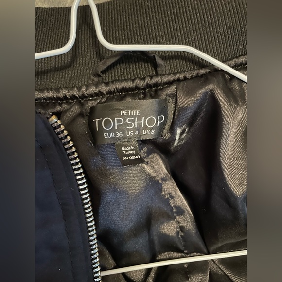 Topshop Bomber Jacket Petite - Picture 3 of 3